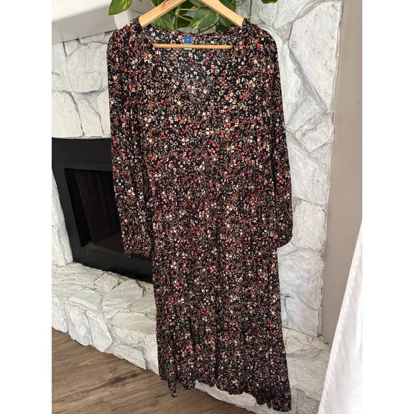 Old Navy Floral Midi Dress - Picture 6 of 10